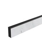 Комплект плинтусов Марола 120x4 см 1 шт 80x4 см 2 шт HPL-пластик цвет серо-белый