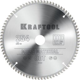 Пильный диск по алюминию KRAFTOOL Multi material 36953-254-30