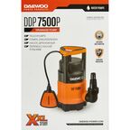 Насос погружной дренажный для грязной воды Daewoo DDP 7500P, 7500 л/ч