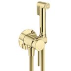 Комплект гигиенического смесителя с верхним душем Plumberia Selection IXO KITZXO01OR210 золото 24К