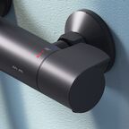 Душевая стойка Am.Pm X-Joy F0785A422 с термостатом, черная