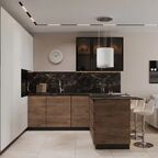 Фасад для кухонного ящика Токио 39.7x38.1 см Delinia ID ЛДСП цвет коричневый
