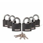 Замки навесные Apecs PD-01-50-Blister (6Locks+5Keys) (под один ключ ) 5 ключей ГОСТ 5089-2011.