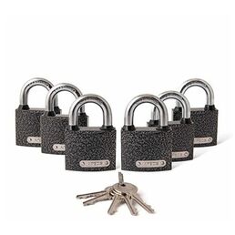 Замки навесные Apecs PD-01-50-Blister (6Locks+5Keys) (под один ключ ) 5 ключей ГОСТ 5089-2011.