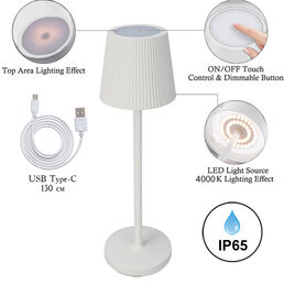 Светильник настольный Arte Lamp A1616Lt-1Wh