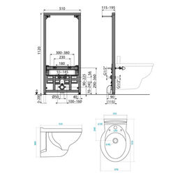 Инсталляция AlcaPlast A105/1120