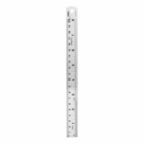 Стальная линейка Deli DL8020Y (200мм, нержавеющая сталь)