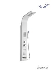 Душевая панель Ceruttispa CT9990 белая