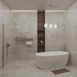 Глазурованный керамогранит Arcadia Ceramica Onice Pearl Glossy 60x60 см 1.44 м² глянцевый цвет перламутровый