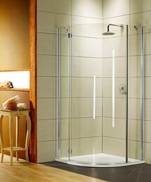 Душевой уголок Radaway Torrenta PDJ 80x80 L 31710-01-01N стекло прозрачное, профиль хром, без поддона