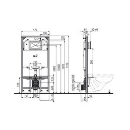 Инсталляция AlcaPlast AM1101/1200