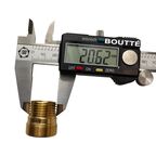 Переходник для смесителя BOUTTE латунный М24 НР - М22 ВР - 1/2" НР