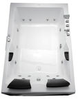 Ванна акриловая Gemy 182x122 G9061 B L белая