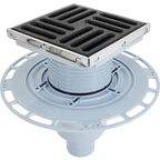 Трап для душа Ани Пласт комбинированный затвор 150x150 мм чугун THZ5716