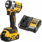 Аккумуляторный гайковерт DEWALT DCF923P1, 18 В, 610 Нм, 3550 уд/мин, с АКБ 5 Ач и ЗУ (DCF923P1N-XJ)