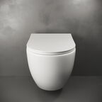 Унитаз подвесной Ceramica Nova Play CN3001 с сиденьем микролифт, белый
