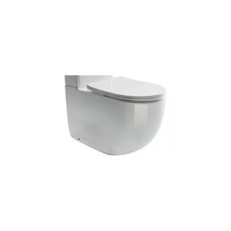 Напольная пристенная чаша унитаза Ceramicanova METROPOL Rimless CN4001-B