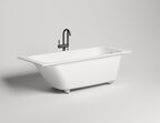 Ванна из искусственного камня Salini  Orlanda Kit S-stone  160x70 102125M белая матовая, встраиваемая