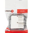 Выключатель встраиваемый Lexman Lilian 1 клавиша цвет белый