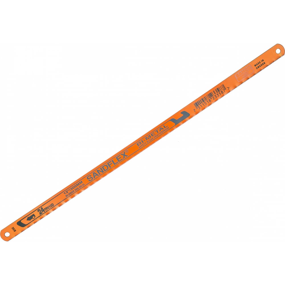 Биметаллическое полотно для ручных ножовок Bahco SANDFLEX 3906-300-24-100