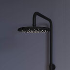 Душевая стойка RGW Shower Panels SP-25B черная, с изливом