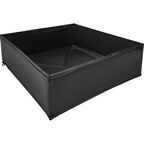 Набор коробок без крышки 31x31/15x31/15x15 см полиэстер цвет черный 4 шт