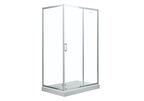 Боковая стенка Aquanet 80х190 SP-0800A стекло прозрачное, профиль хром