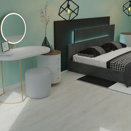 SPC плитка Дуб белый 43 класс толщина 4 мм 2.64 м²
