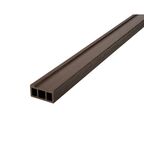 Профиль перил прямой ДПК T-Decks цвет Венге 45x90x3000 мм