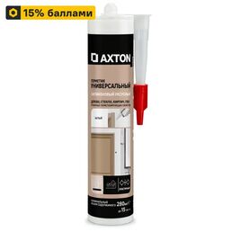 Герметик силиконовый Axton уксусный универсальный белый 280 мл