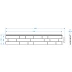 Сайдинг виниловый Döcke Rocky Сланец 1.8 м Пекан 0.51 м²