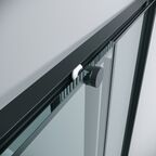 Душевой уголок Grossman Galaxy 120x80 300.K33.01.1280.21.00 без поддона, стекло прозрачное, профиль черный матовый