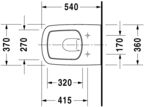 Подвесной унитаз Duravit DuraStyle 2552090000 + сиденье SoftClose 0063790000