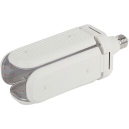 Фитолампа для растений светодиодная ЗРА FITO-36W-RB-E27-FOLD 4-х лепестковая красно-синего спектра 36 Вт ЭРА