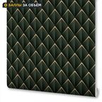 Обои флизелиновые Wallsecret Artique зеленые 1.06 м 8899-28