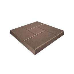 Плитка тротуарная Калифорния 300x300x30 мм коричневый