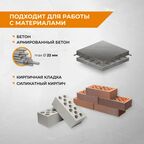 Коронка алмазная по бетону SDS-plus Rage 80 мм