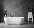 Ванна акриловая Abber 150x70 AB9341-1.5 белая с каркасом в комплекте