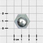 Гайка колпачковая М12 DIN 1587 сталь оцинкованная 6 шт.