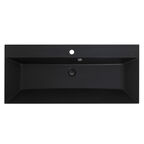 Раковина накладная BelBagno 100 см BB1000/450-LV-ART-AST-NERO черная
