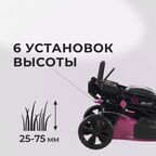 Газонокосилка аккумуляторная КМ АТОМ 36 В 460 мм 4 Ач без АКБ и ЗУ (CL-183BL)