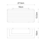 Полка металлическая Wasserkraft 27,5х10х13,3 см
