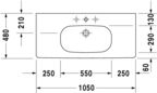 Раковина Duravit D-Code 03421000002