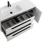 Тумба под раковину Cezares Eco 100 см ECO-CER-N-1000-2C-1A-SO-BL-L bianco lucido