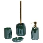 Мыльница Swensa Glam SWC-2503-GRN-04 керамика цвет зеленый