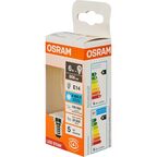 Лампа светодиодная Osram B E14 220/240 В 6 Вт свеча 806 лм холодный белый свет