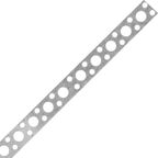 Перфорированная лента прямая LP 12x0.5 25 м оцинкованная сталь цвет серый