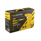 Дрель-шуруповерт аккумуляторная бесщеточная Hanskonner Platinum HCD1645BLC 14,4 В 2 Ач Li-Ion 2 АКБ и ЗУ