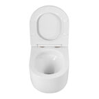Унитаз подвесной BelBagno Soft BB084CH-TOR/SC безободковый, с крышкой микролифт, белый