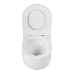 Унитаз подвесной BelBagno Soft BB084CH-TOR/SC безободковый, с крышкой микролифт, белый